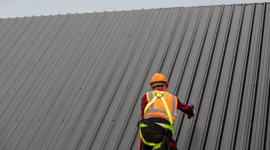 Professional metal roof installation in Lake Orion, MI